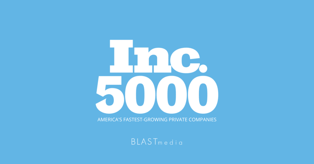 Inc. 5000 List of the Fastest-Growing Private Companies in America graphic