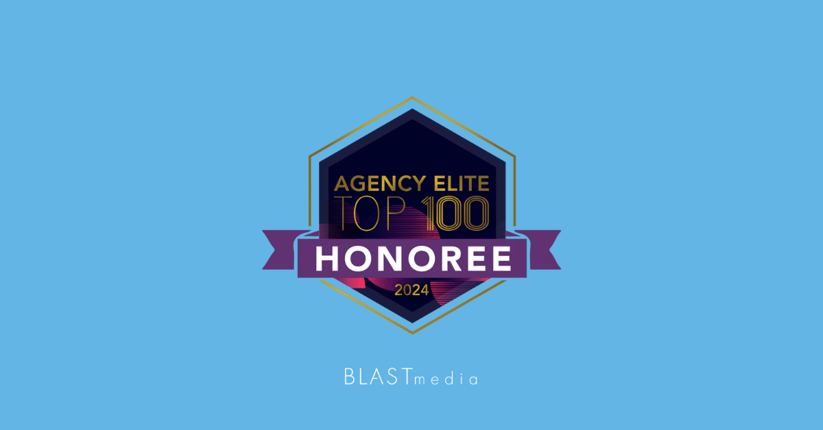 BLASTmedia Honored Within PRNEWS’ Agency Elite Top 100 for Second Consecutive Year